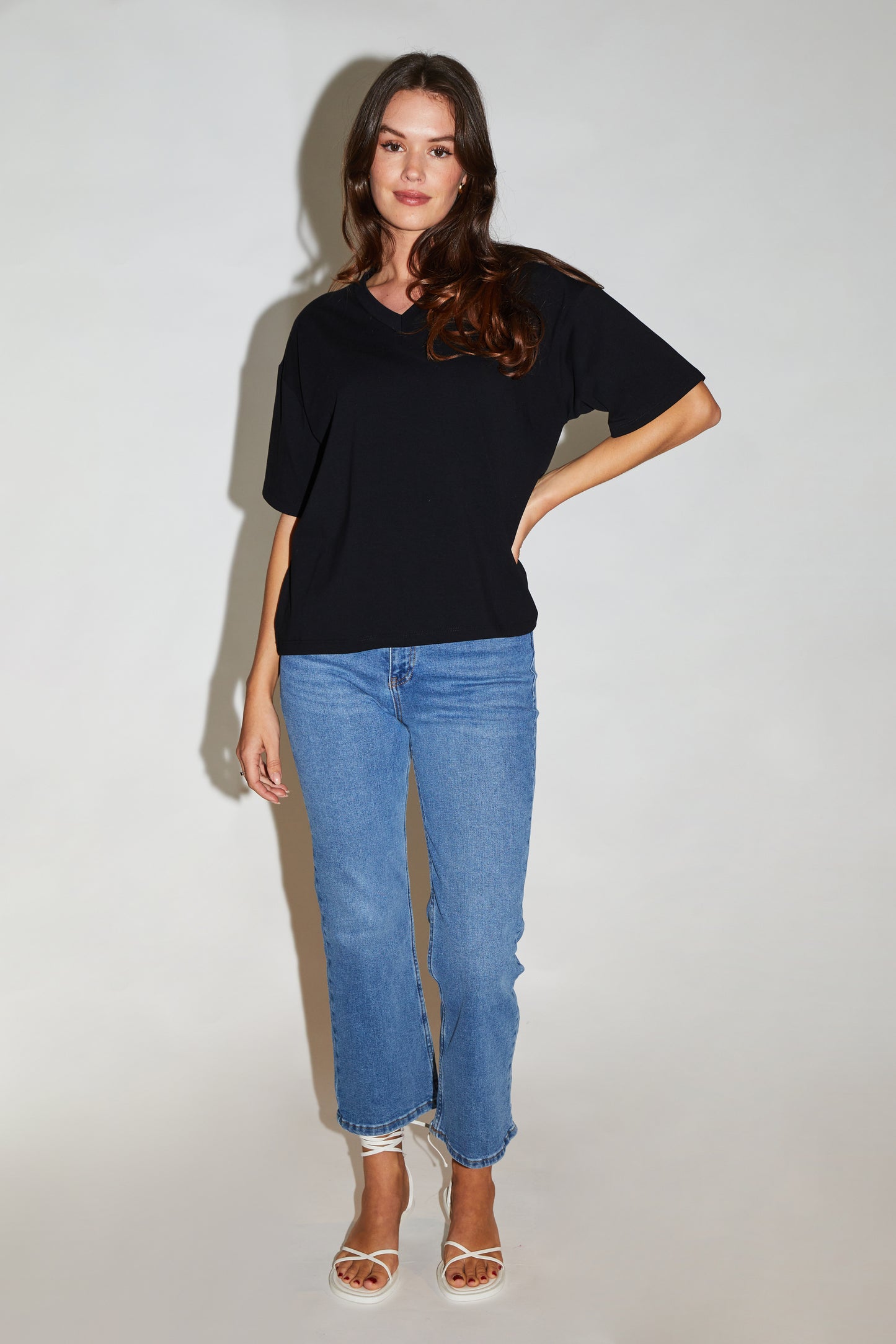 RE/BORN Antwerp Veva t-shirt Black