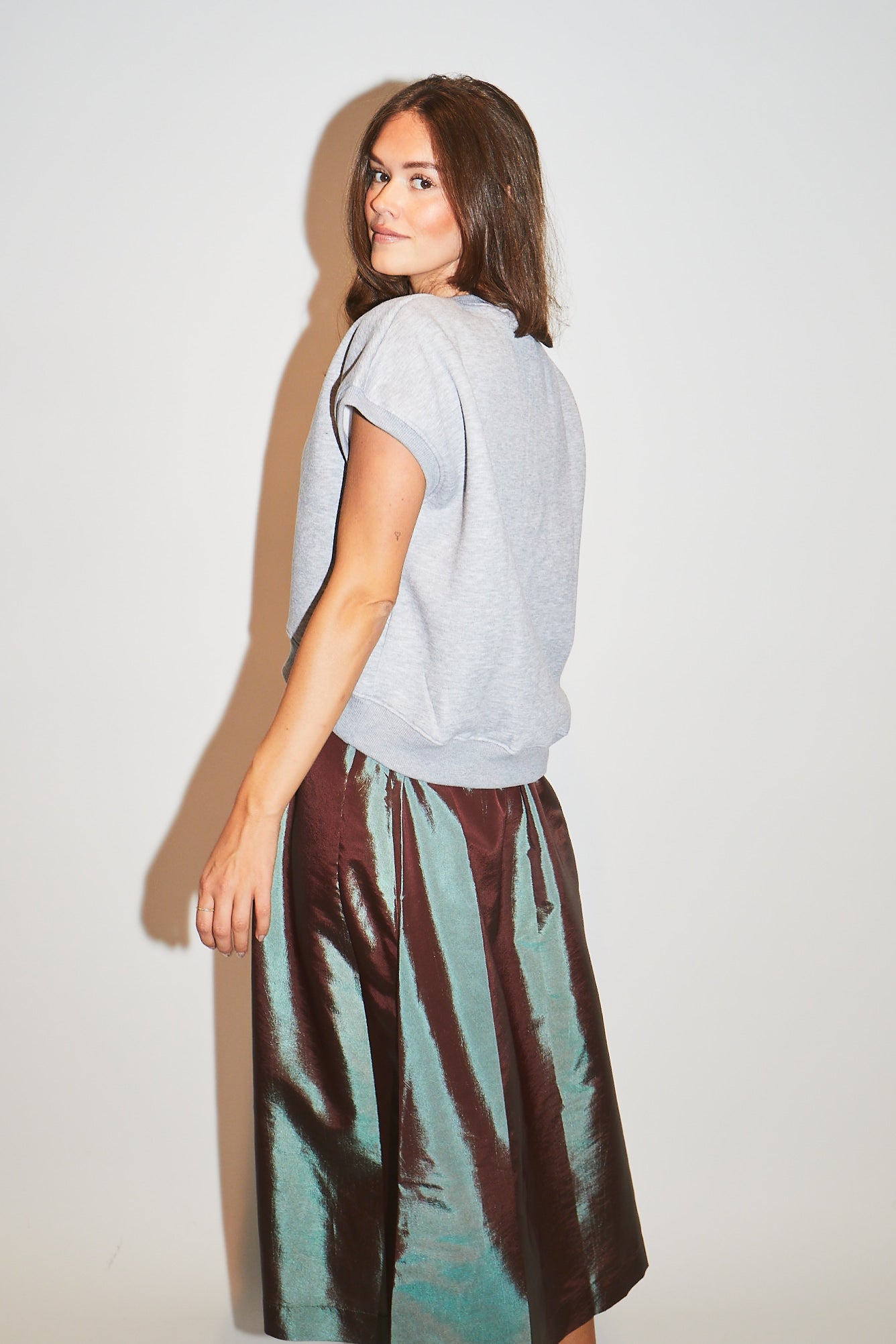 RE/BORN Antwerp Zaira skirt Khaki