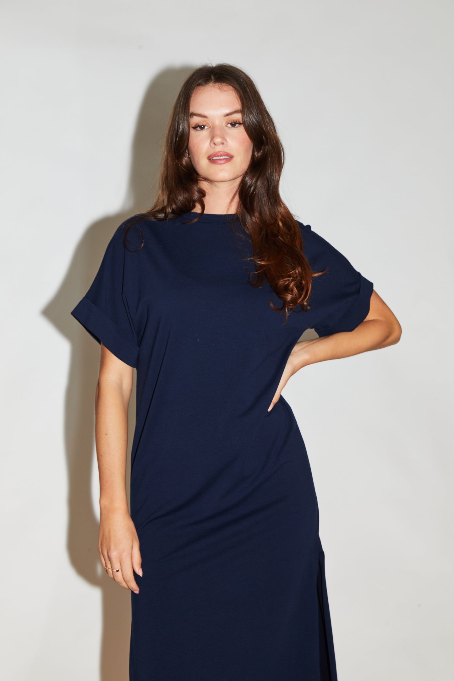 RE/BORN Antwerp Zarina dress Dark Blue