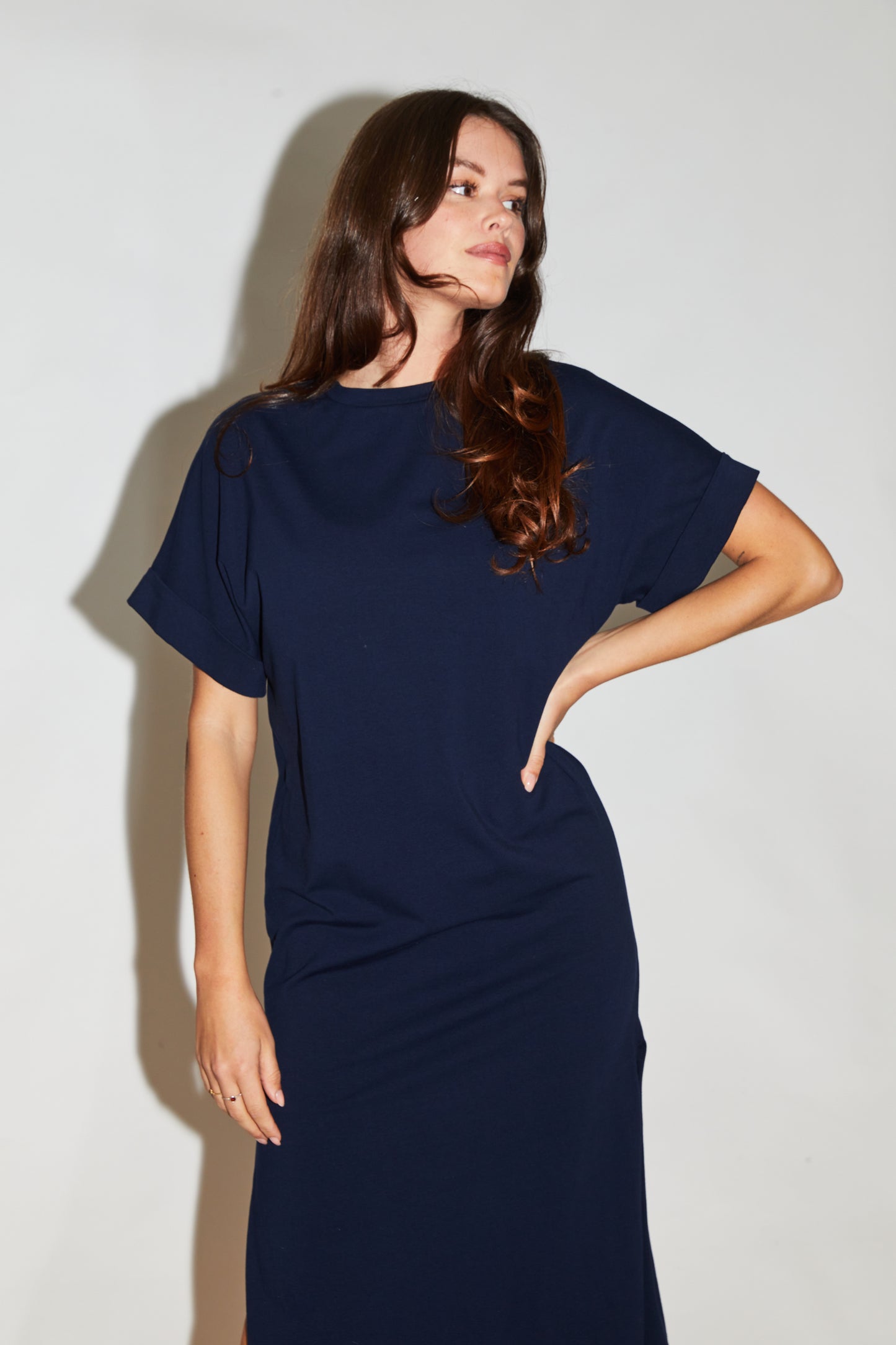 RE/BORN Antwerp Zarina dress Dark Blue