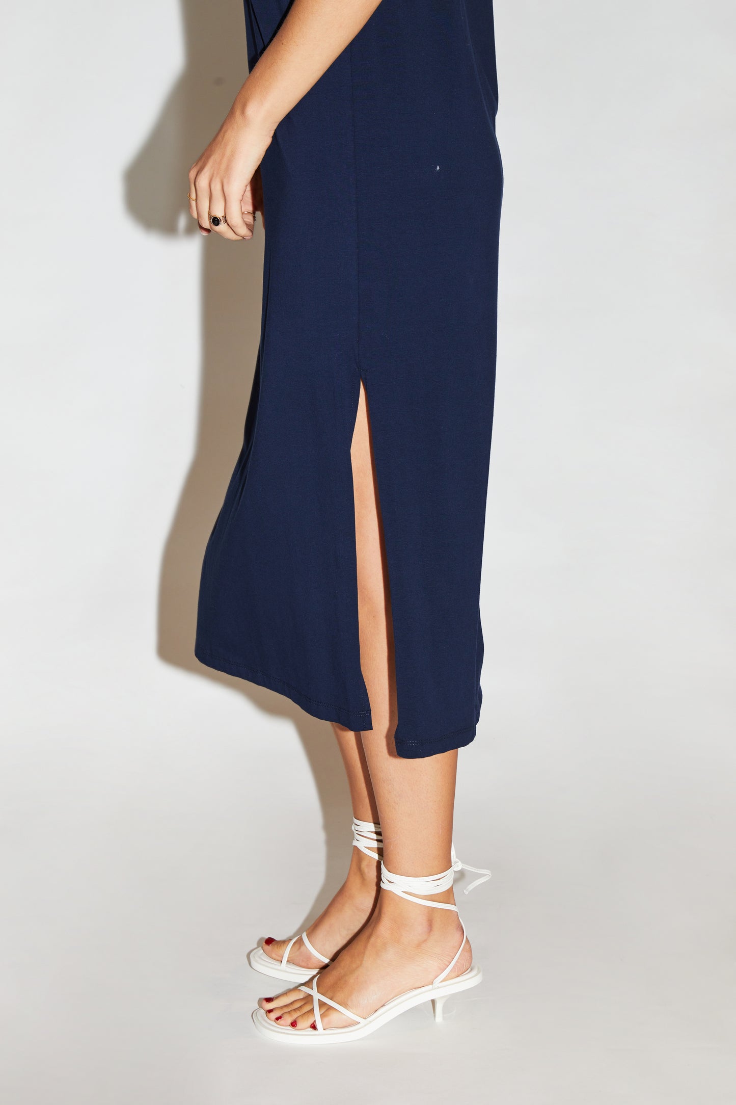 RE/BORN Antwerp Zarina dress Dark Blue