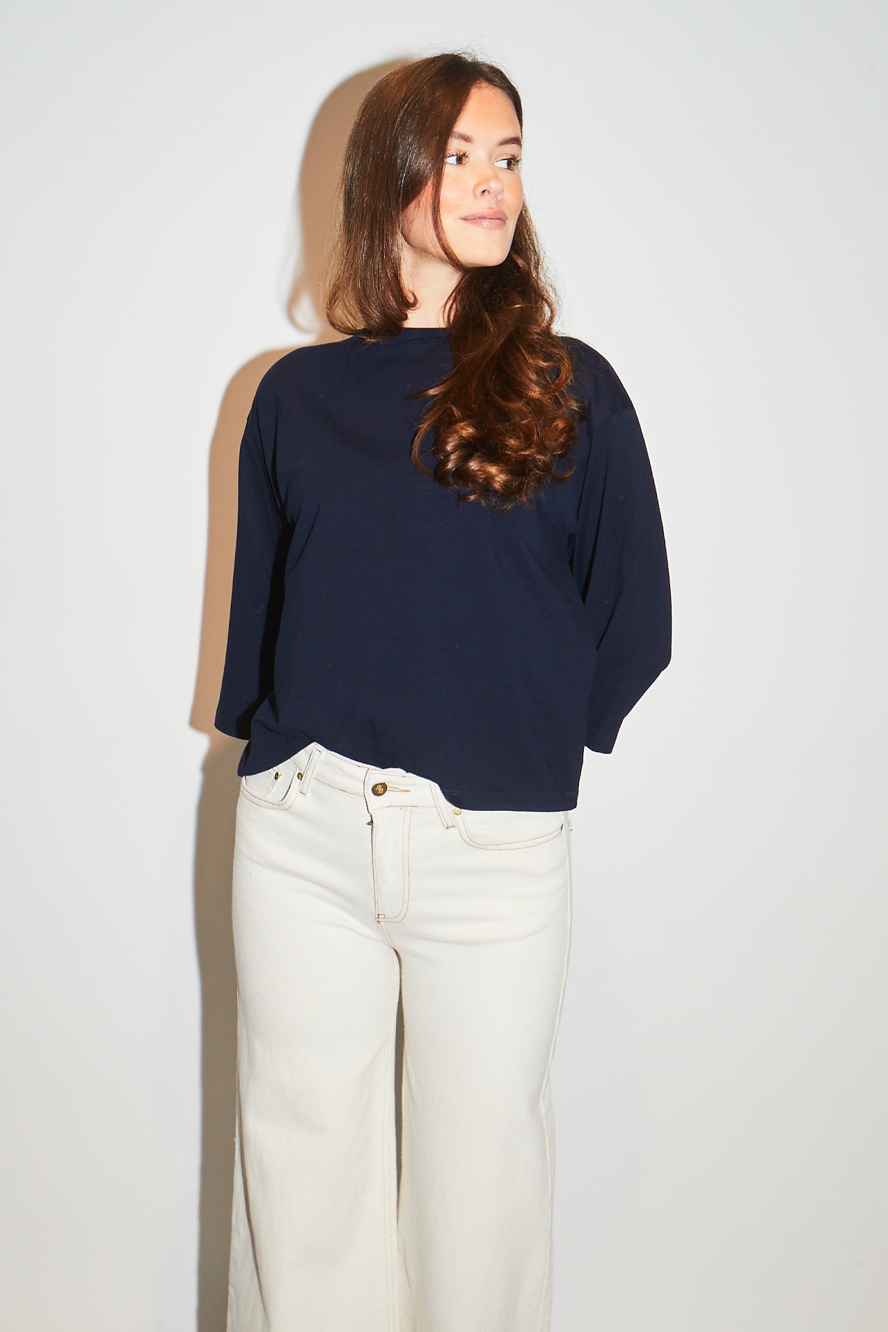 RE/BORN Antwerp Zizi t-shirt Dark Blue