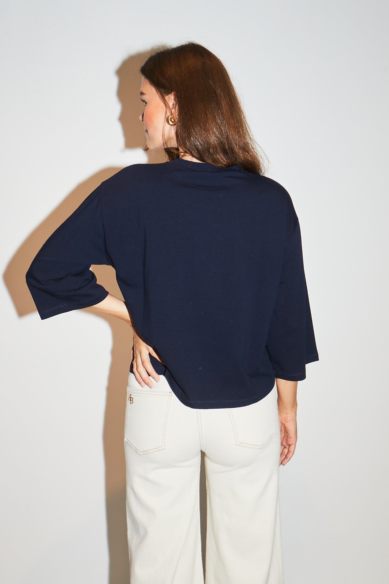 RE/BORN Antwerp Zizi t-shirt Dark Blue