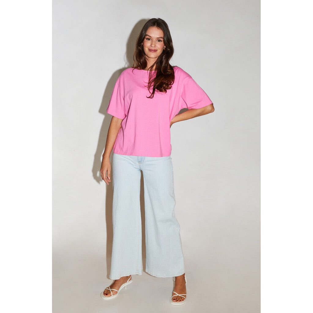 RE/BORN Antwerp Zoe t-shirt Candy Pink