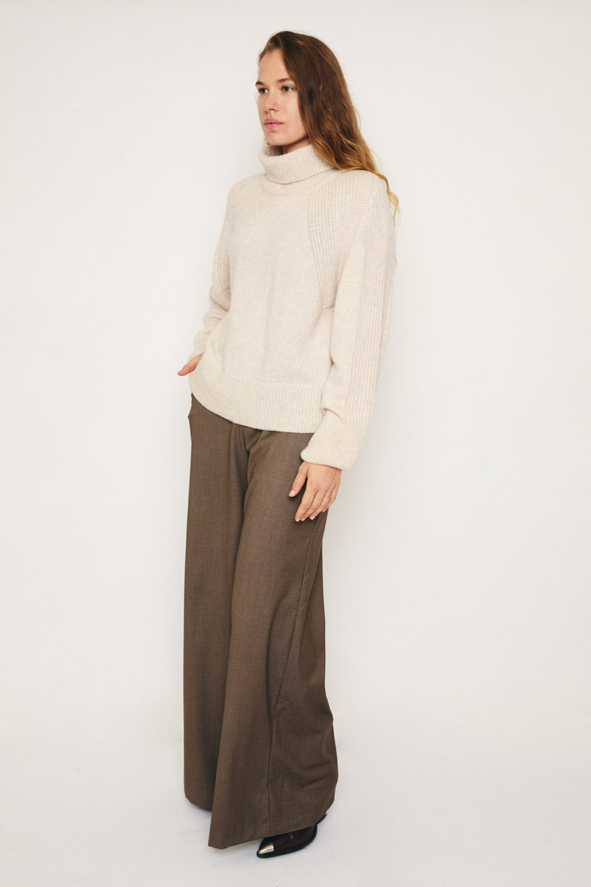 RE/BORN Antwerp Adeline sweater Crème Stone