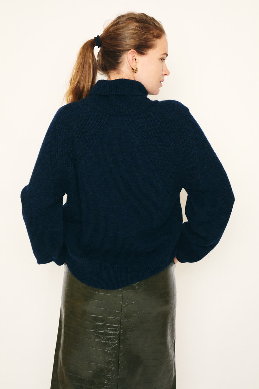 RE/BORN Antwerp Adeline sweater Dark Blue