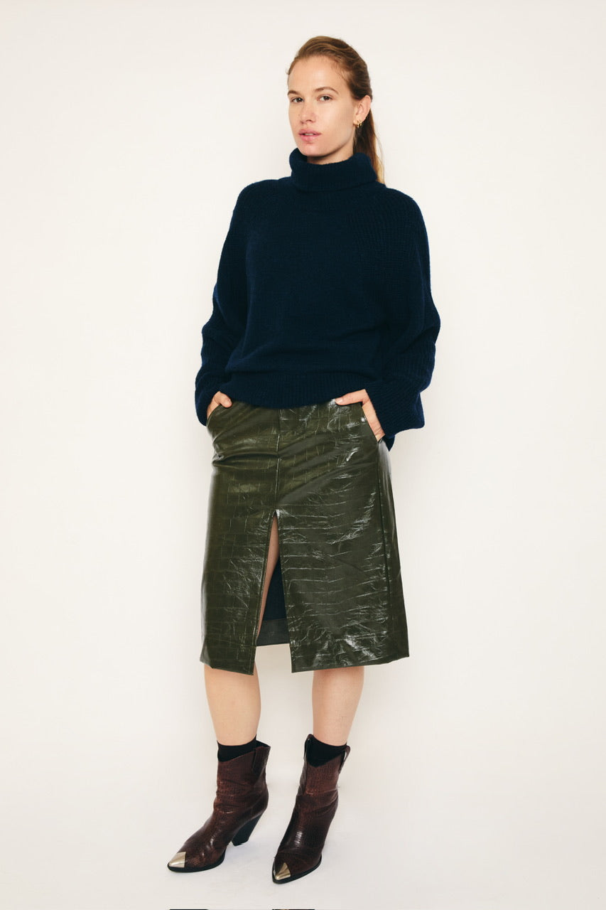 RE/BORN Antwerp Adeline sweater Dark Blue