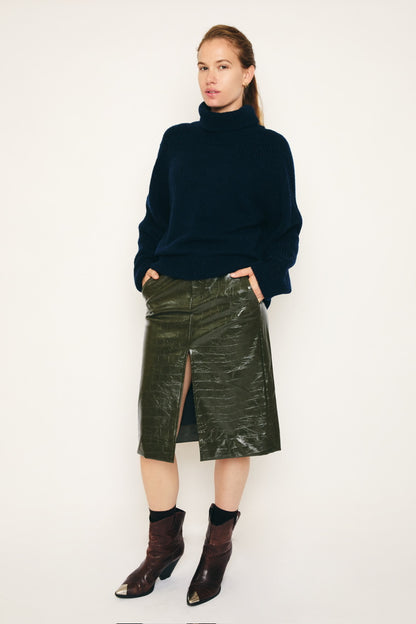 RE/BORN Antwerp Adeline sweater Dark Blue