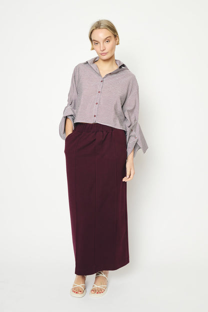 RE/BORN Antwerp Adriana Cotton Stripe shirt