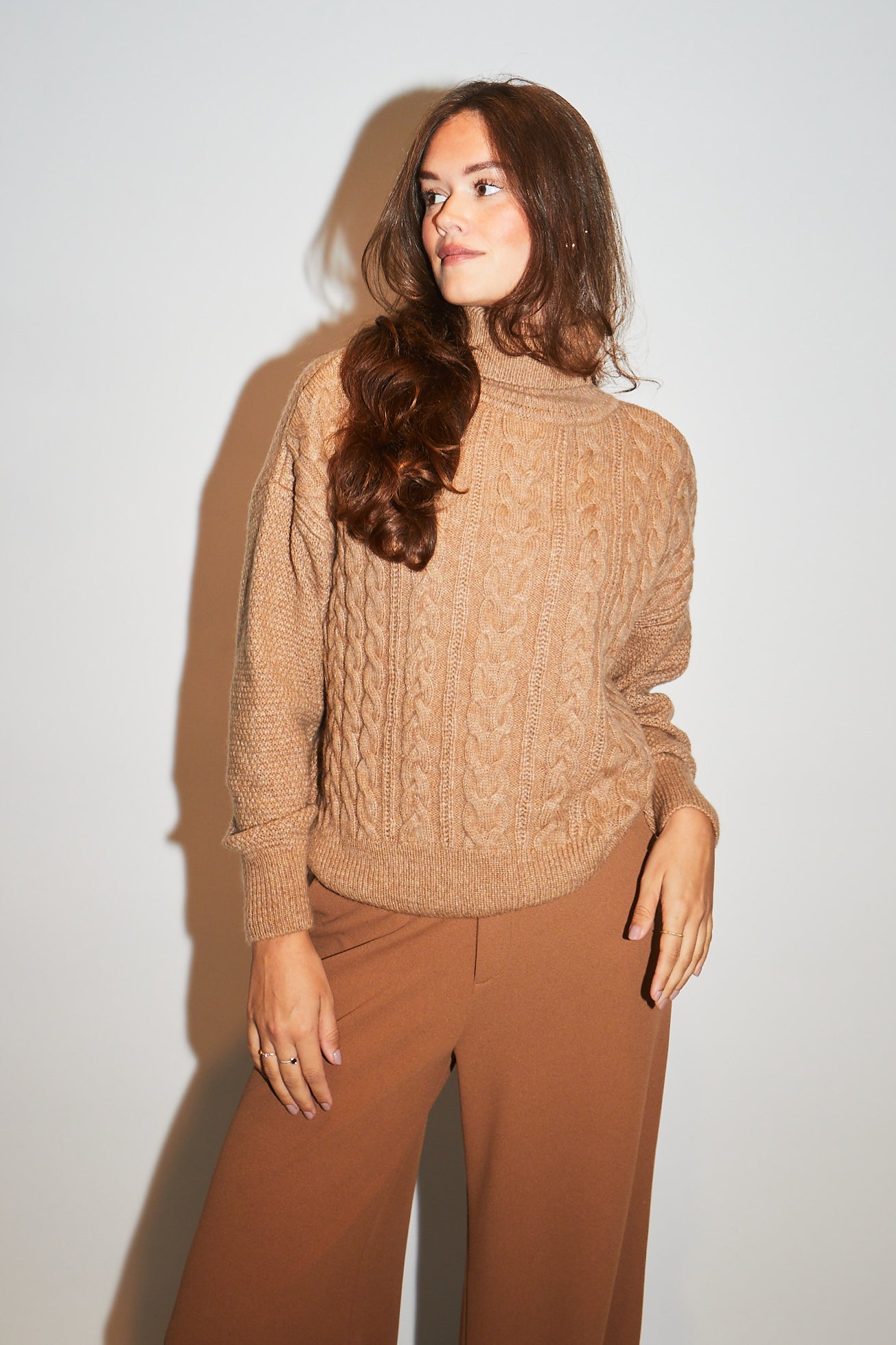 RE/BORN Antwerp Aly sweater Camel