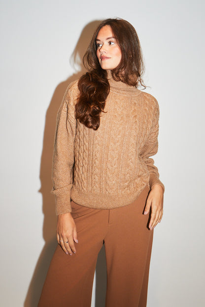 RE/BORN Antwerp Aly sweater Camel