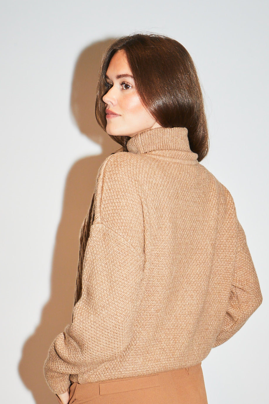 RE/BORN Antwerp Aly sweater Camel