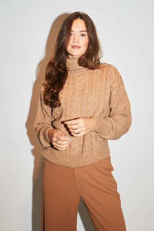 RE/BORN Antwerp Aly sweater Camel