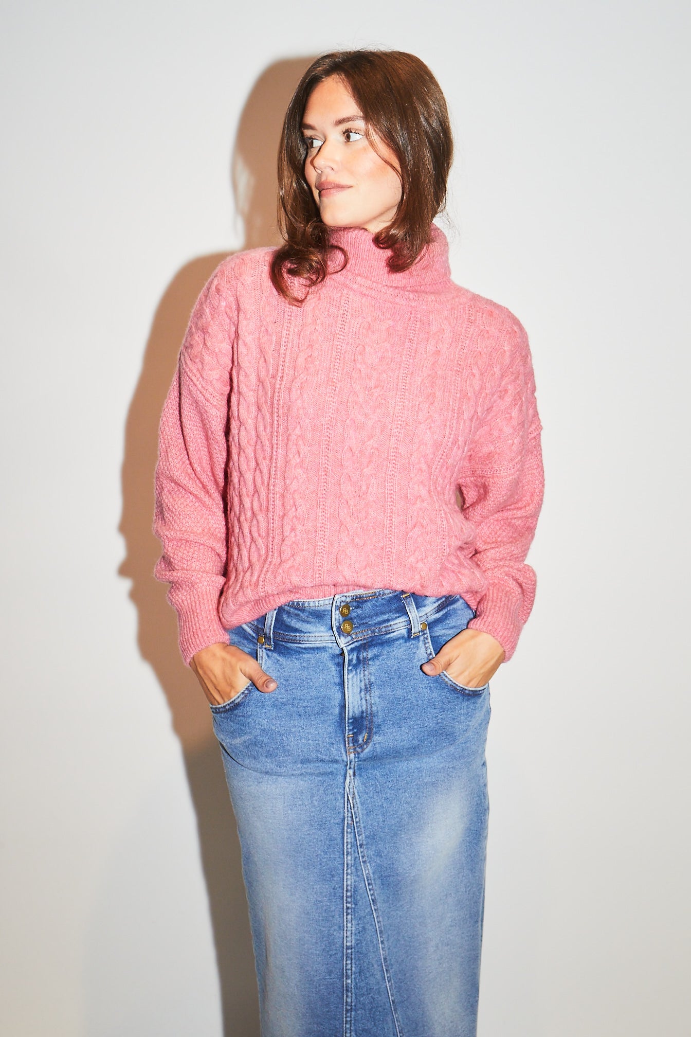 RE/BORN Antwerp Aly sweater Candy Pink