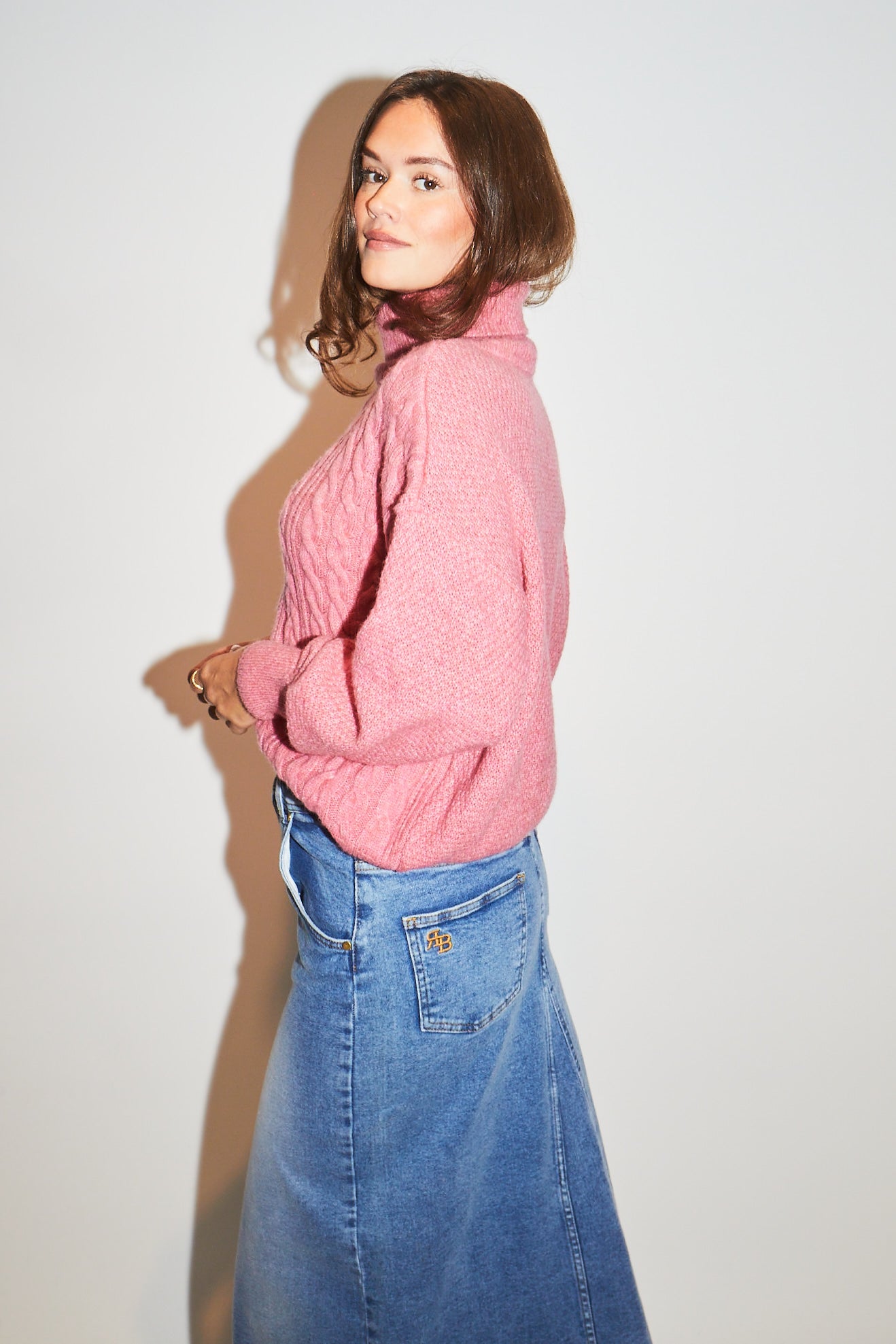 RE/BORN Antwerp Aly sweater Candy Pink