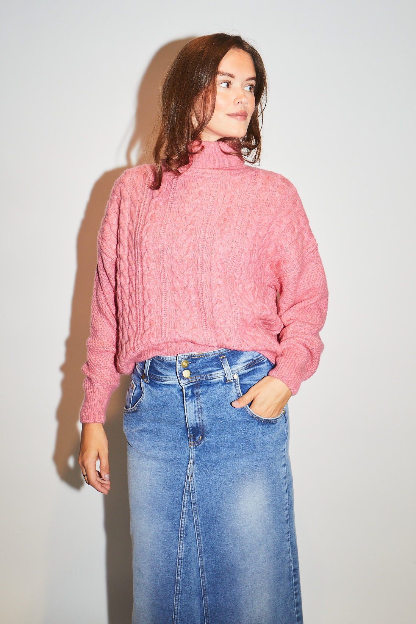 RE/BORN Antwerp Aly sweater Candy Pink