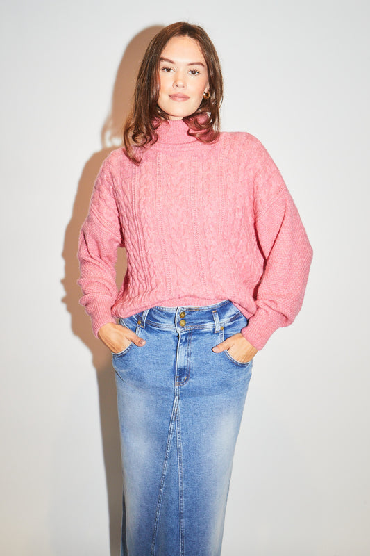 RE/BORN Antwerp Aly sweater Candy Pink