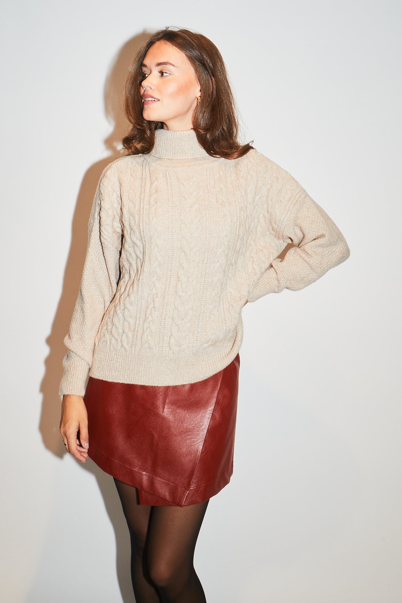 RE/BORN Antwerp Aly sweater Mushroom