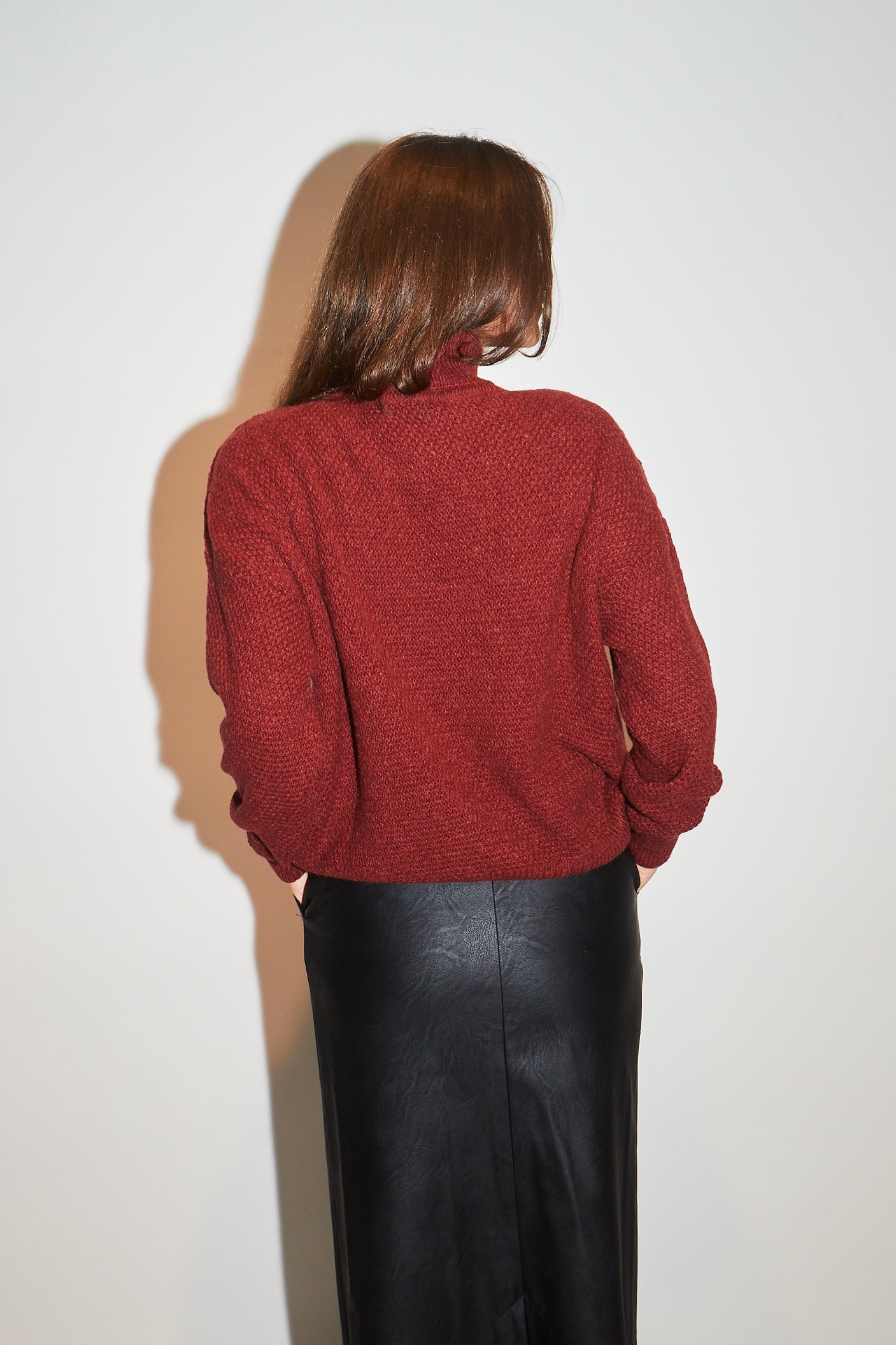 RE/BORN Antwerp Aly sweater Vino