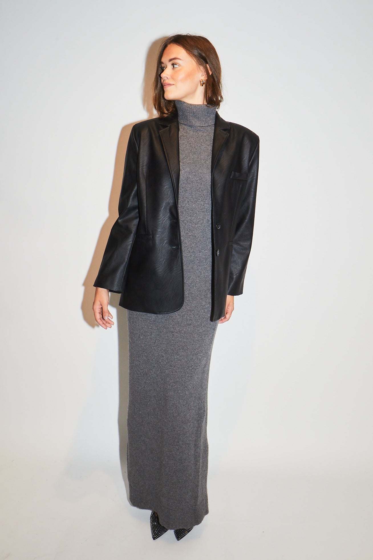 RE/BORN Antwerp Amelia dress Anthracite