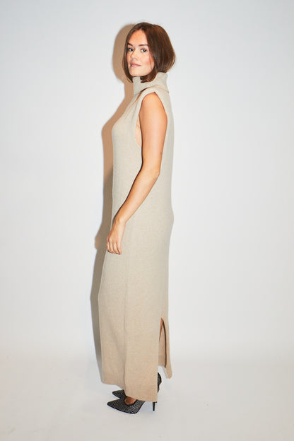 RE/BORN Antwerp Amelia dress Beige