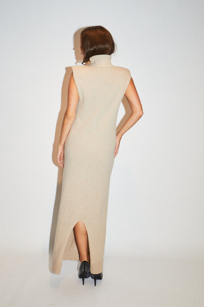 RE/BORN Antwerp Amelia dress Beige