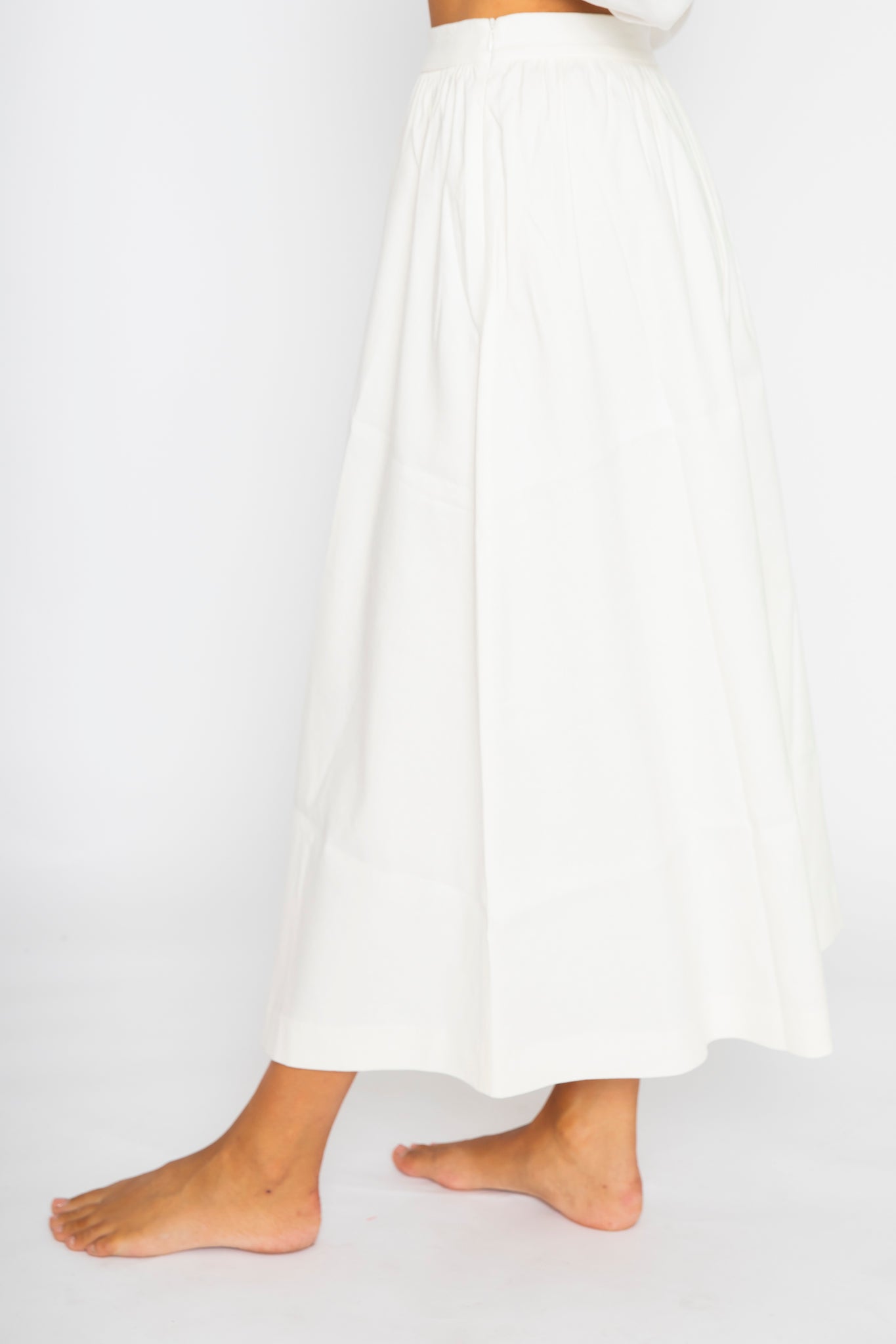 RE/BORN Antwerp Angele skirt Crème