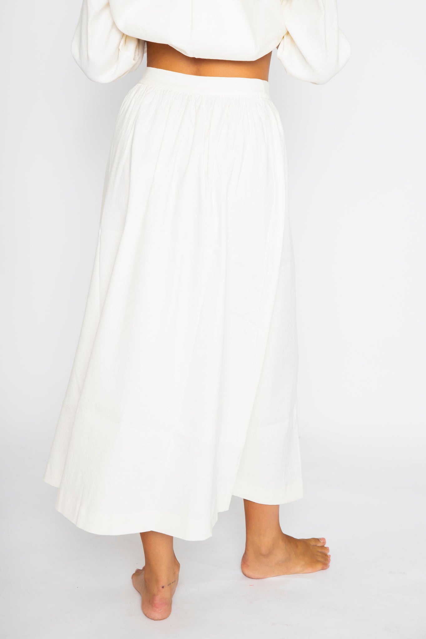 RE/BORN Antwerp Angele skirt Crème