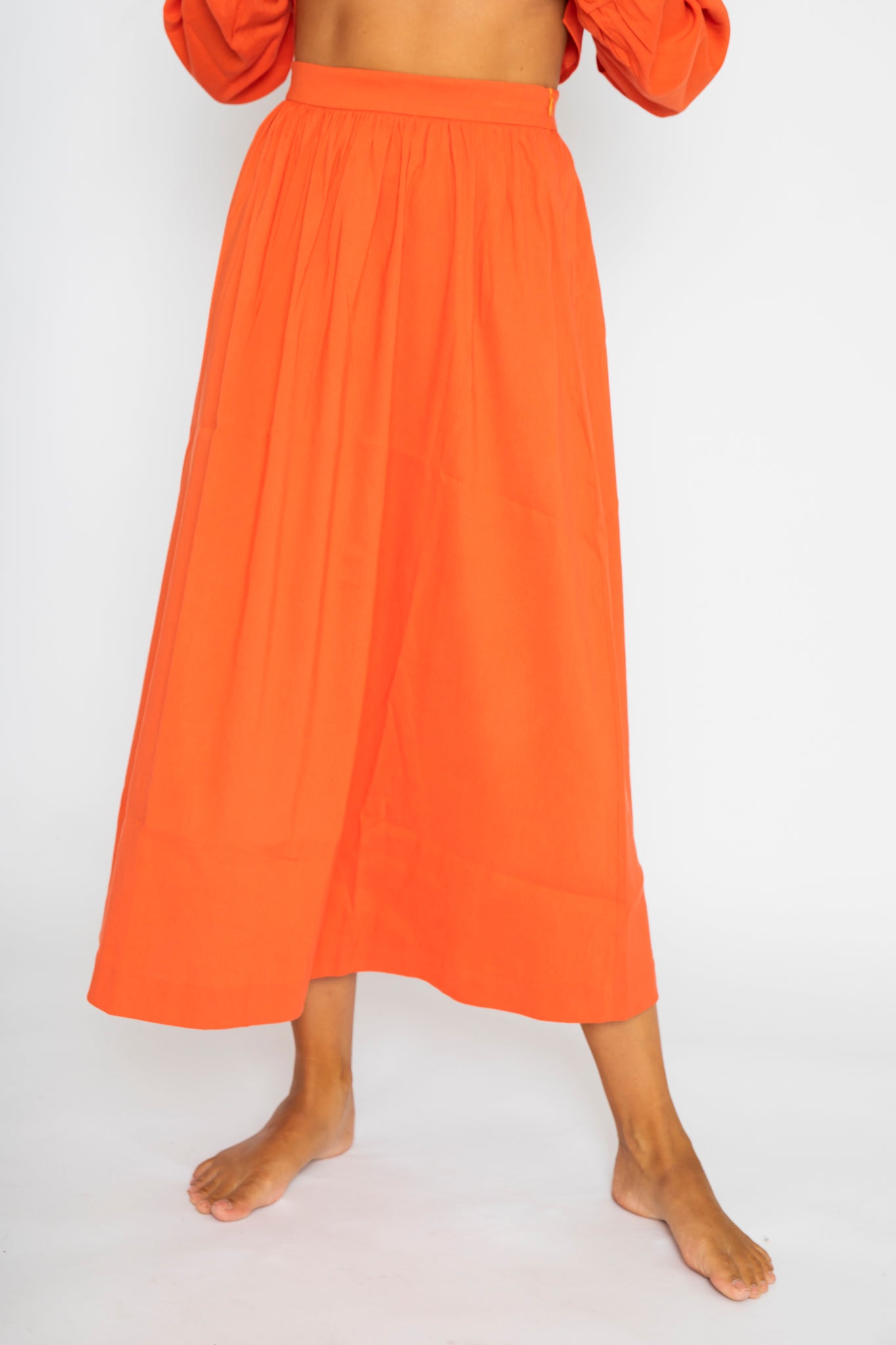 RE/BORN Antwerp Angele skirt Orange