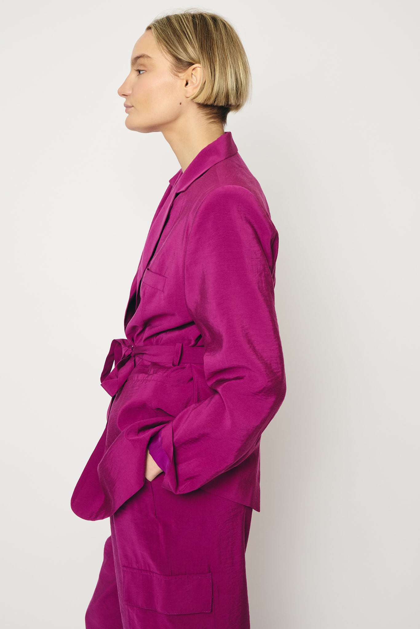 RE/BORN Antwerp Astro Casablanca Cupro jacket Orchid