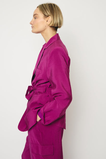 RE/BORN Antwerp Astro Casablanca Cupro jacket Orchid