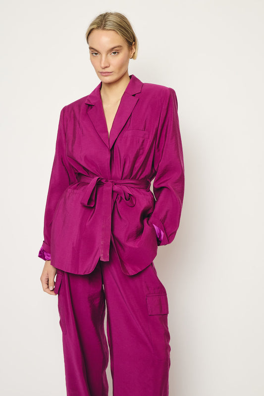 RE/BORN Antwerp Astro Casablanca Cupro jacket Orchid