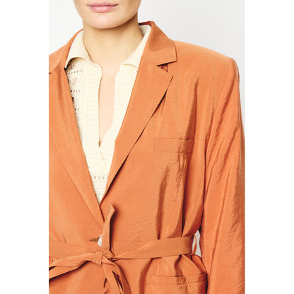 RE/BORN Antwerp Astro Casablanca Cupro jacket Tangine Orange