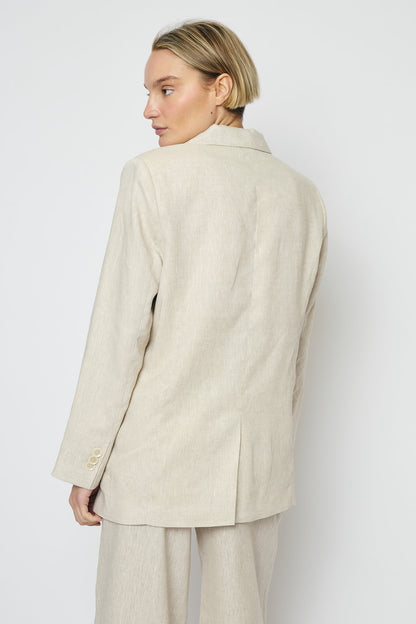 RE/BORN Antwerp Astro Evergreen Linen jacket Raw Linen