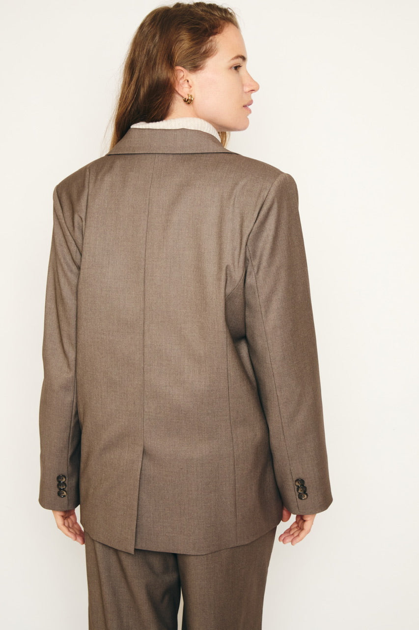 RE/BORN Antwerp Astro Viscose jacket Taupe