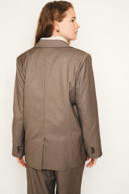 RE/BORN Antwerp Astro Viscose jacket Taupe