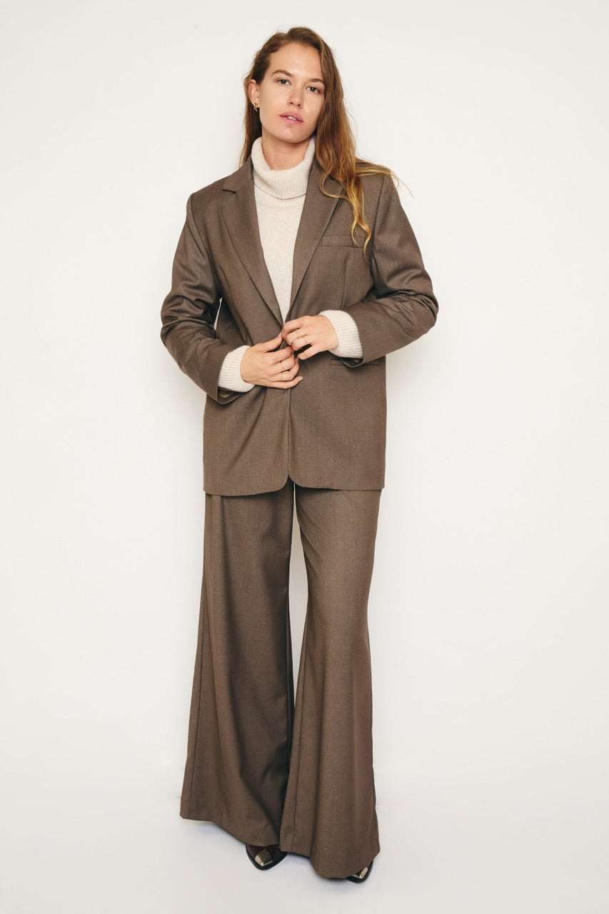 RE/BORN Antwerp Astro Viscose jacket Taupe
