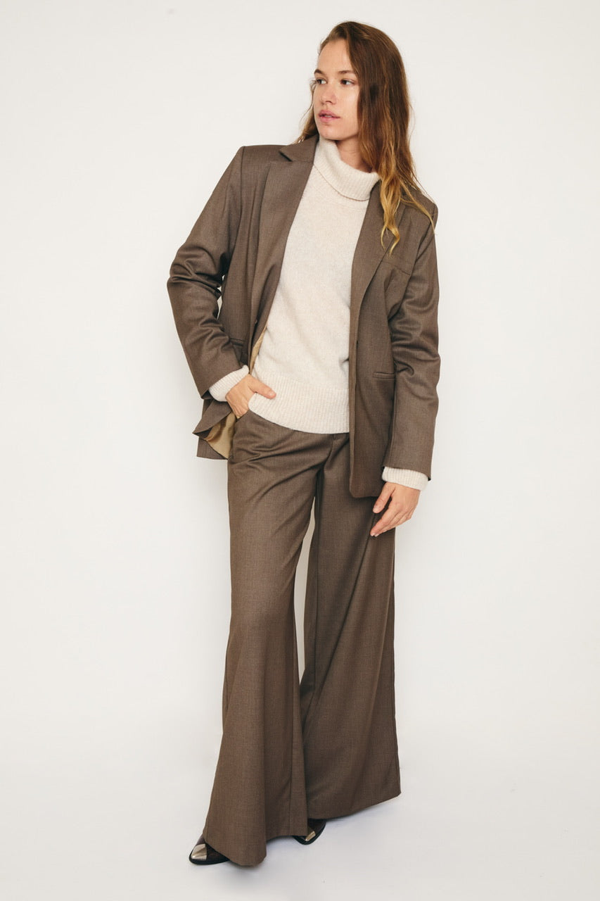 RE/BORN Antwerp Astro Viscose jacket Taupe
