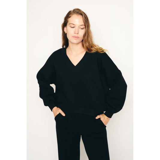 RE/BORN Antwerp Athena sweater Black