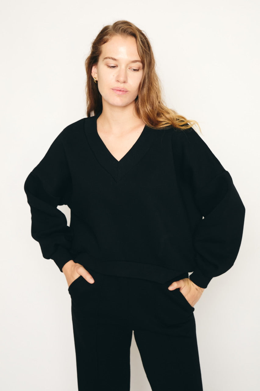 RE/BORN Antwerp Athena sweater Dark Blue