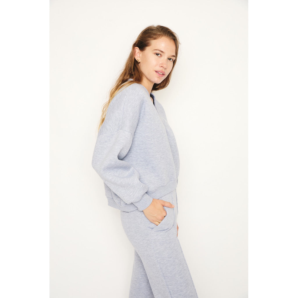 RE/BORN Antwerp Athena sweater Gray Melange
