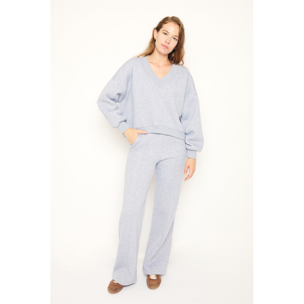 RE/BORN Antwerp Athena sweater Gray Melange