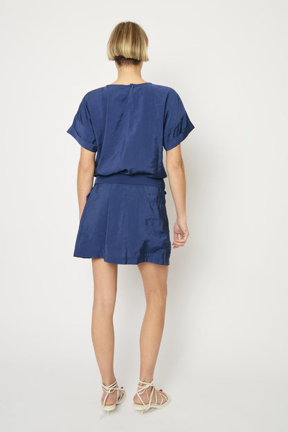 RE/BORN Antwerp Augusta dress Dark Blue