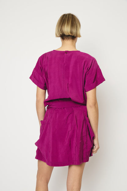 RE/BORN Antwerp Augusta dress Orchid