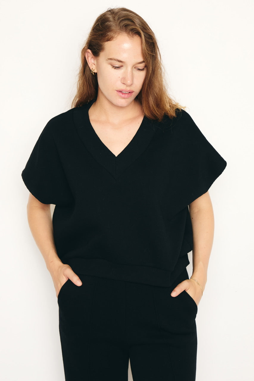 RE/BORN Antwerp Barcelona sweater Black