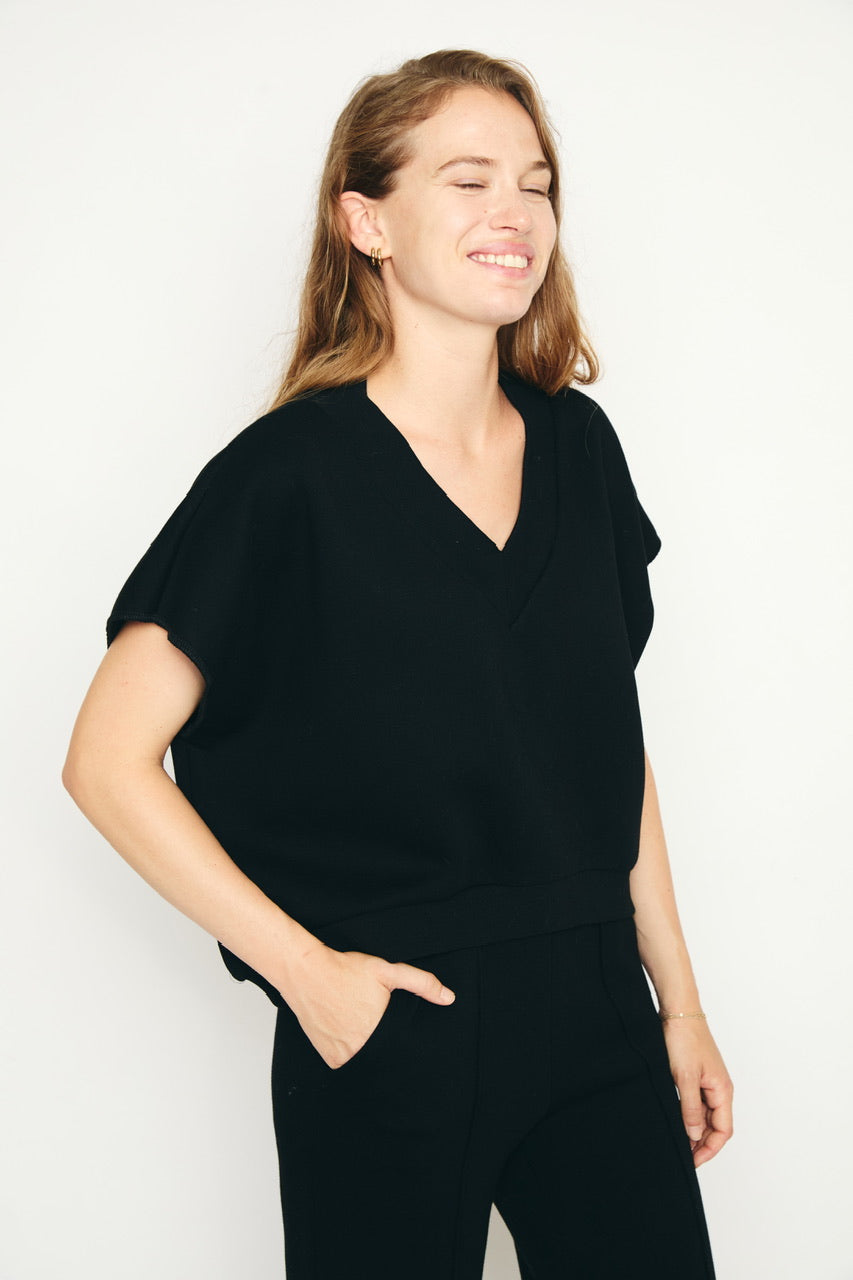 RE/BORN Antwerp Barcelona sweater Black