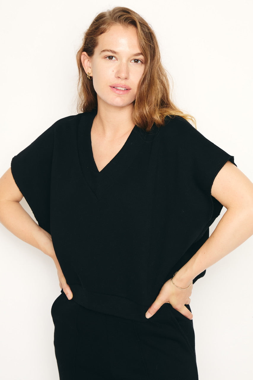 RE/BORN Antwerp Barcelona sweater Black