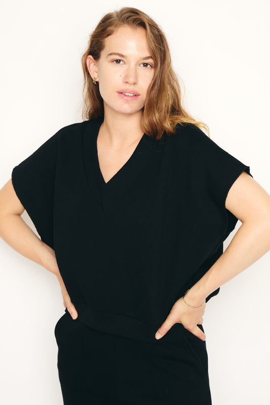RE/BORN Antwerp Barcelona sweater Black