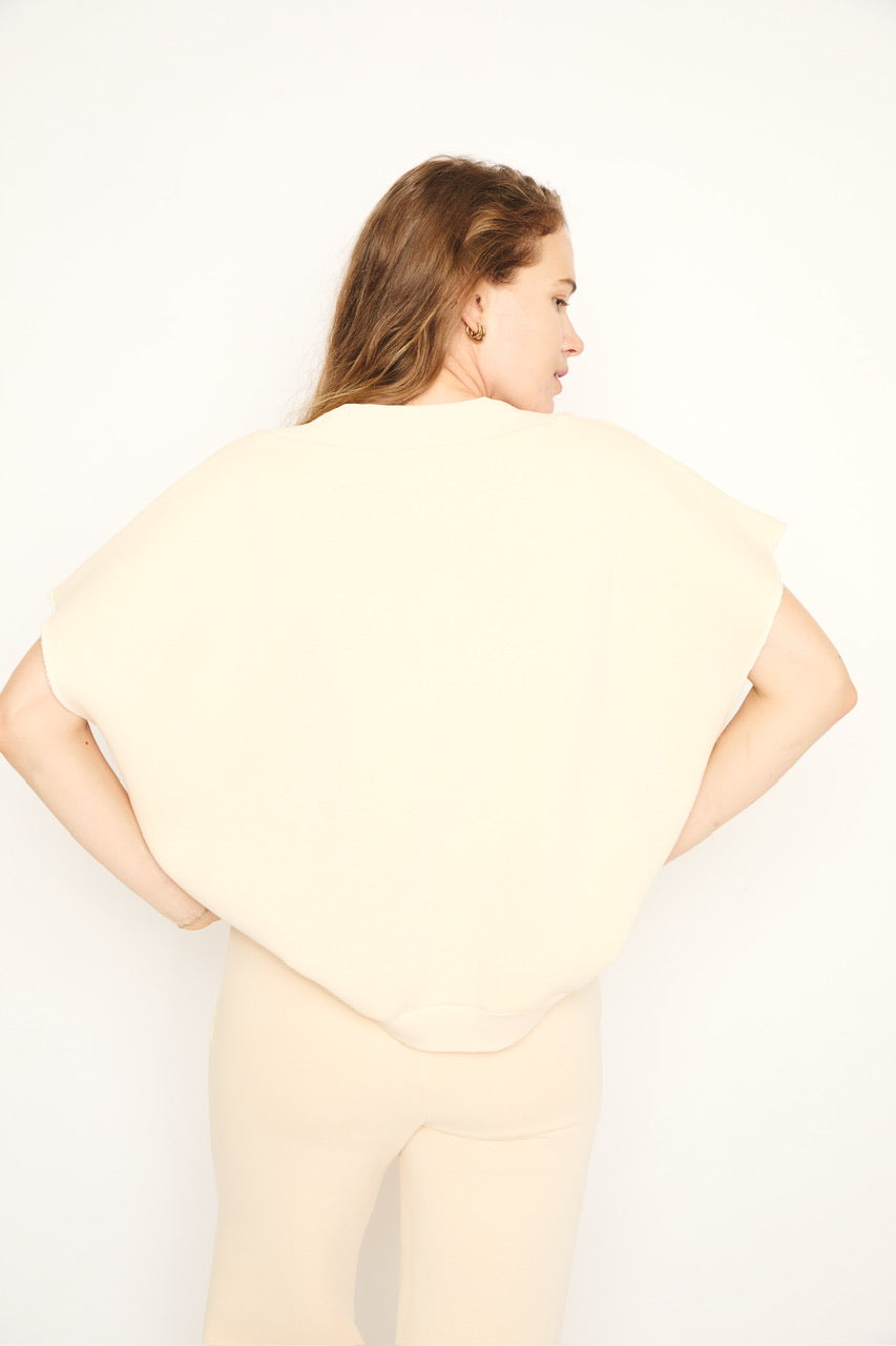 RE/BORN Antwerp Barcelona sweater Crème