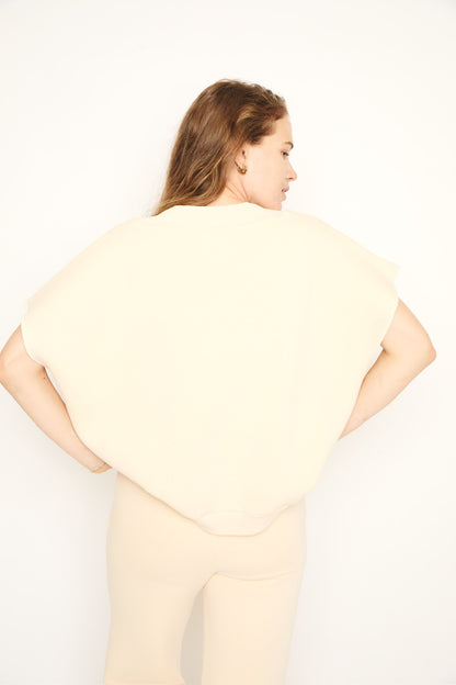 RE/BORN Antwerp Barcelona sweater Crème